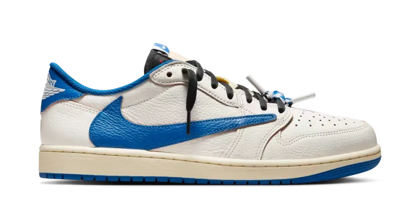 Jordan подтверждает дату выхода кроссовок Travis Scott x Fragment x Air Jordan 1 Low OG «Military Blue»