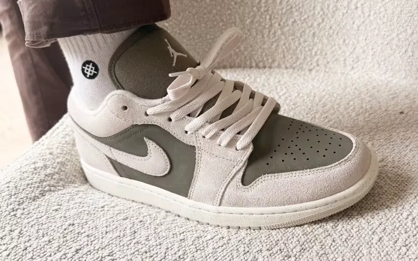 Эти Air Jordan 1 Low SE «Medium Olive Sail» передают атмосферу Travis Scott