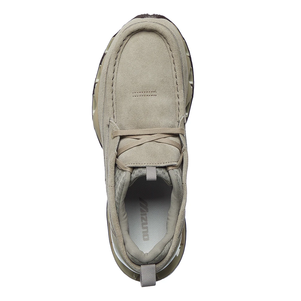 Кроссовки Mizuno Wave Prophecy Moc Suede «Taupe» — это сочетание технологий и роскоши