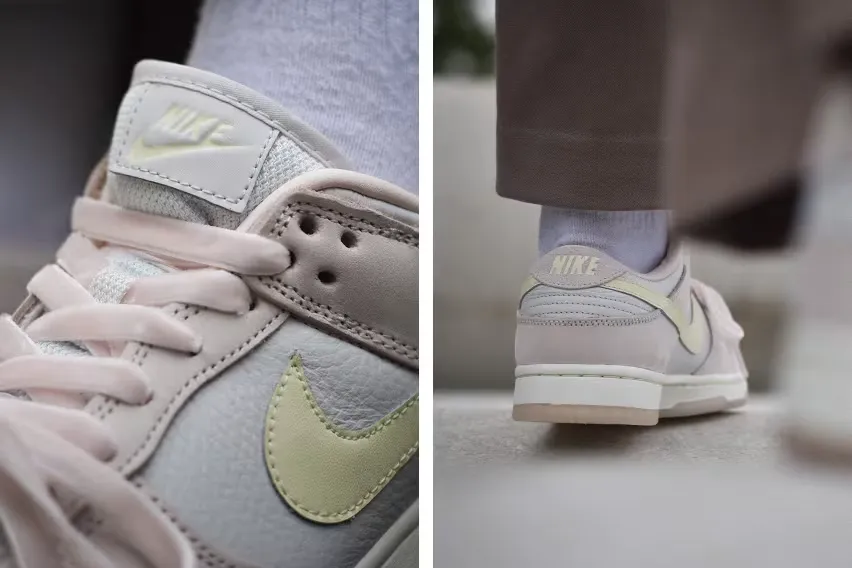 Nike использует уникальную технологию «розовых шнурков» в этих женских кроссовках Dunk